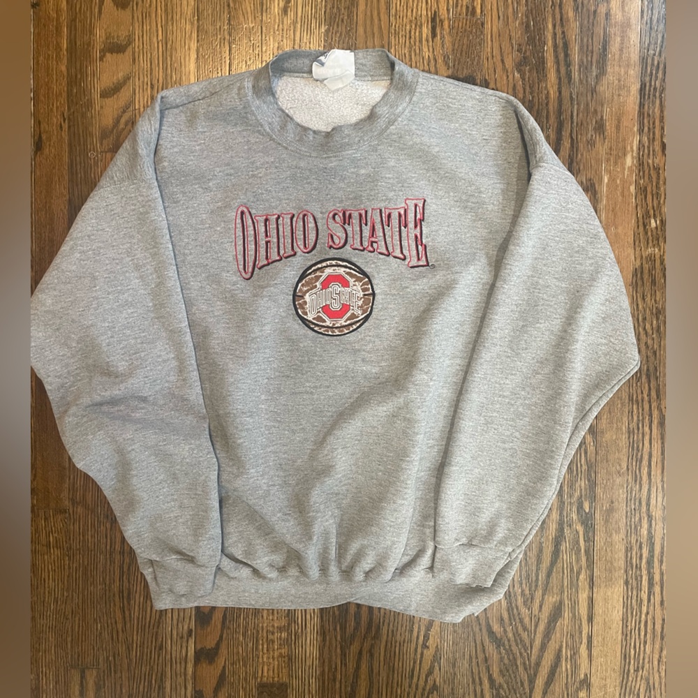 Vintage Ohio State Basketball Pullover Crewneck Sweatshirt OSU VTG 90’s